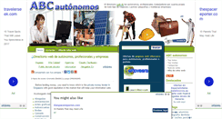 Desktop Screenshot of abcautonomos.es